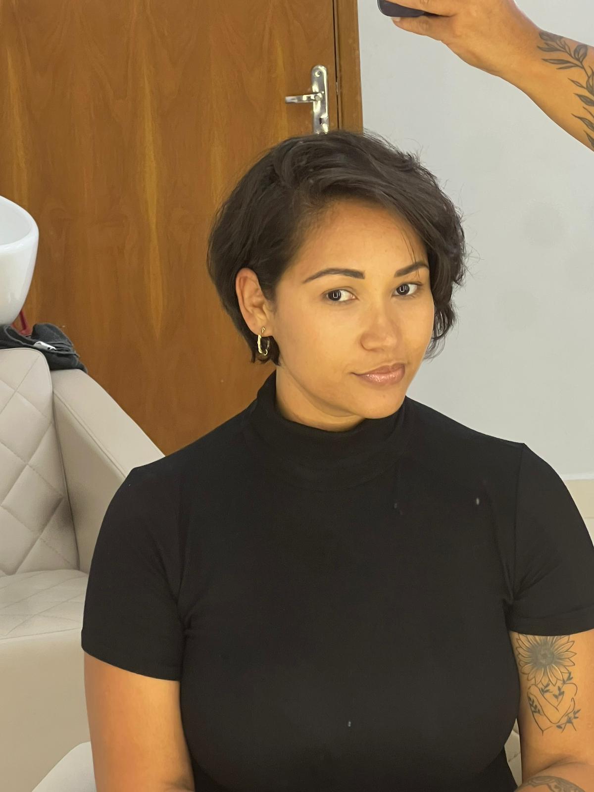 Pixie haircut